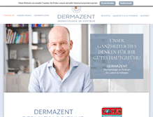 Tablet Screenshot of hautarzt-muenchen.com